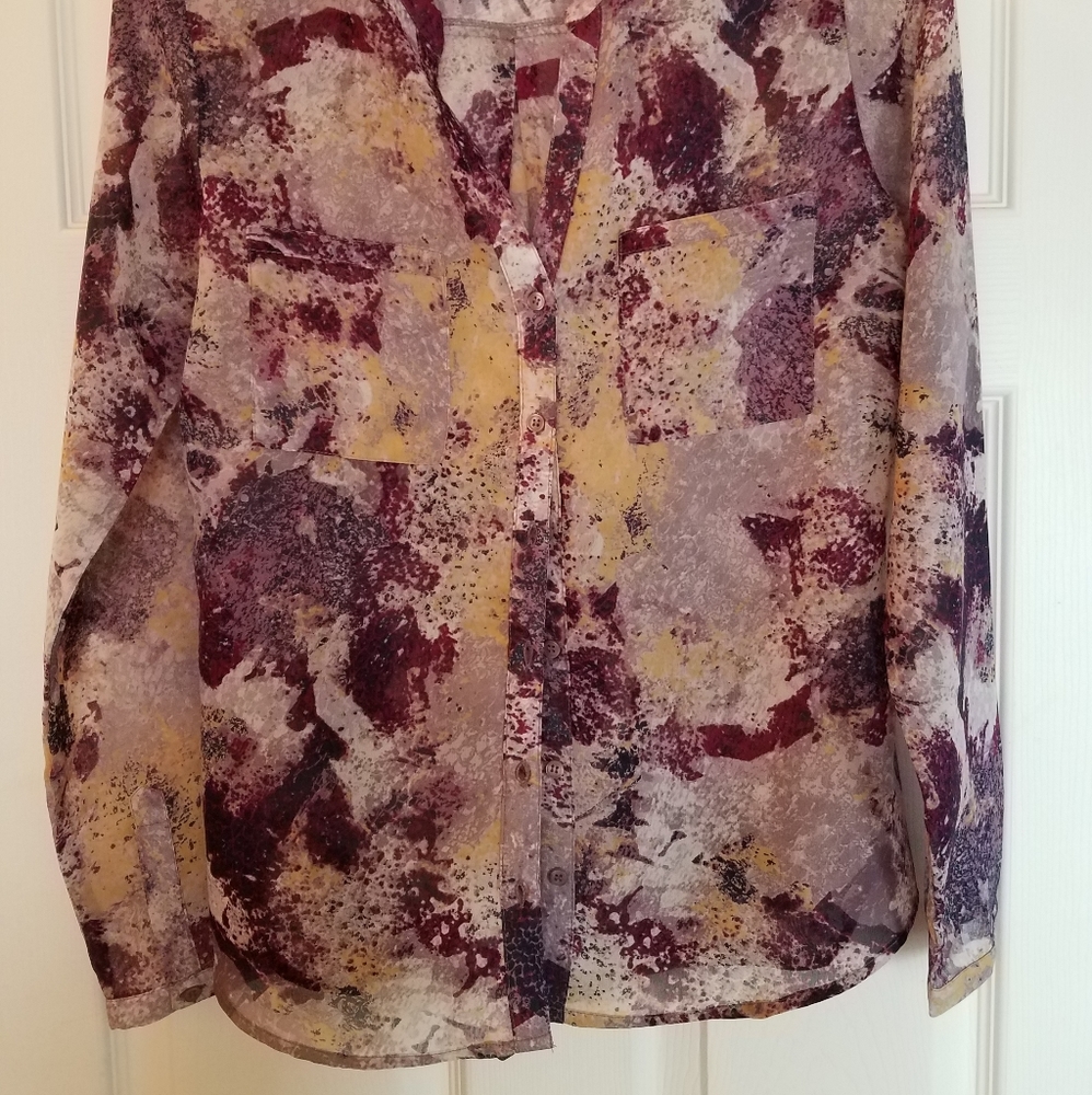 Multi-colored button down shirt - Picture 2 of 2